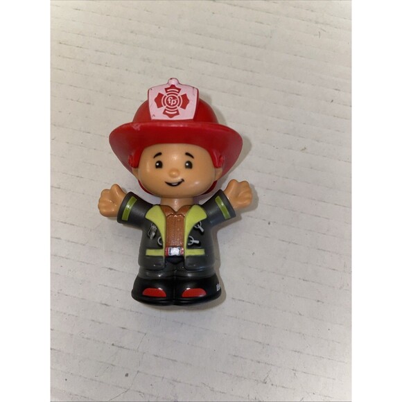 Little People Fisher Price Figure Lot of 5 Firefighter Boys Girls - Picture 6 of 13